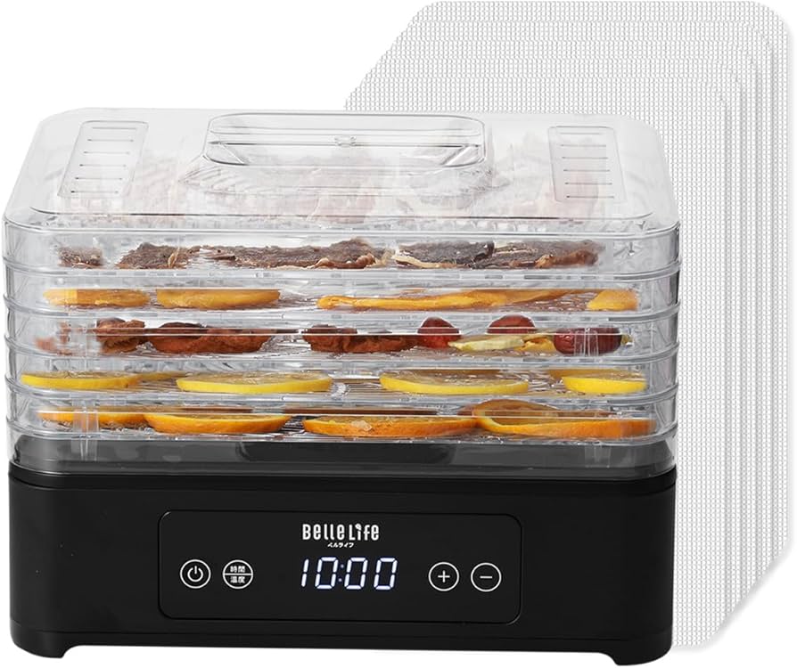 Amazon.co.jp: 【2025年新登場】BelleLife フードドライヤー 食品乾燥 Amazon.co.jp: 【2025年新登場】BelleLife フードドライヤー 食品乾燥